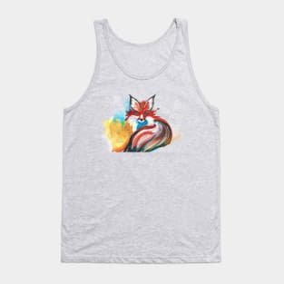 Abstract Fox Tank Top